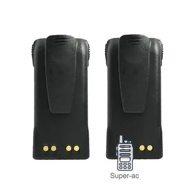 2 Pack HNN9013D 2600mAh Li-ion Battery For GP328 GP340 HT750 PR860 Two Way Radio • $48.98