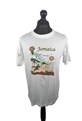 Reggae Ts Tshirt Jamaica Mens White • £8