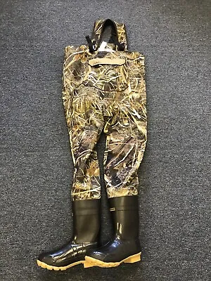 New Cabela's Men's Breathable Dry Plus Chest Wader Max 5 Camo Size 8 Reg 600g • $139.95