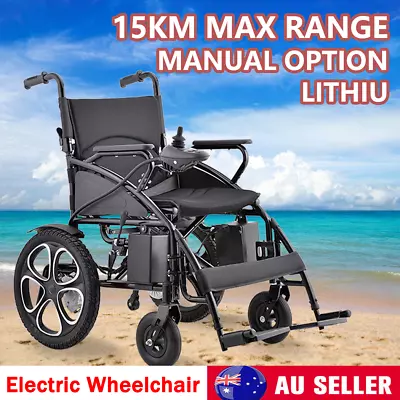 2024 Foldable Lightweight Electric Wheelchair With Removable Battery AU Stock • $975.99