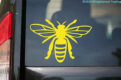 BEE Vinyl Sticker - Honeybee Bumblebee Wasp Pollinate Honey Hive - Die Cut Decal • $4.99