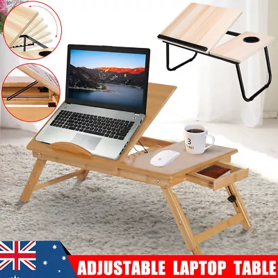 Foldable Laptop Stand Notebook Multi-Fuction Computer Desk Home Bed Tray Table • $33.45