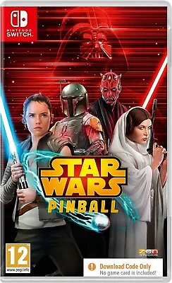 Star Wars Pinball  (CODE-IN-A-BOX) For Nintendo Switch (New & Sealed) • £11.99