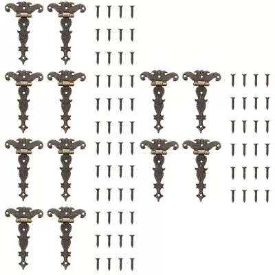  12 Pcs Rub On Transfers For Furniture Metal Cabinets Hinge European Style • £25.45