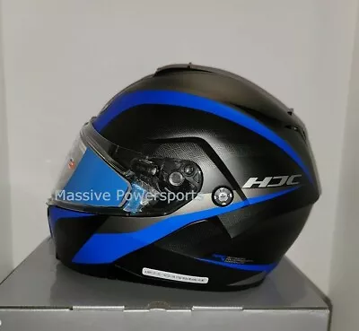 HJC C91 Taly Electric Modular Snowmobile Helmet Blue S M L XL 2X 3X 4XL 5XL BK • $269.99