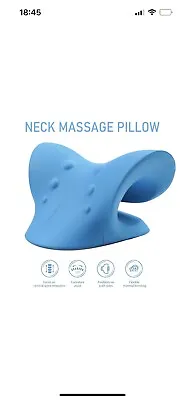 Neck Traction Pillow Cervical Pain Relief • £3.99