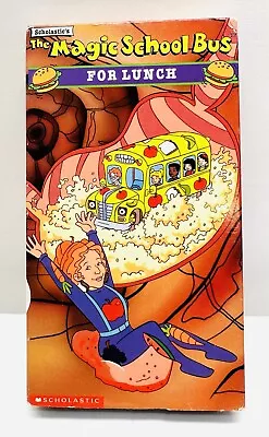 THE MAGIC SCHOOL BUS FOR LUNCH VHS Home Video Cassette Tape Free Shipping • $10.99