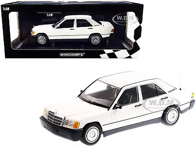 1982 Mercedes Benz 190e (w201) White Ltd 1/18 Diecast Model Minichamps 155037002 • $89.99