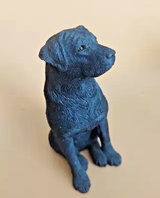 Vintage Sandicast USA Black Labrador Dog Figurine 5  Tall • $15.93