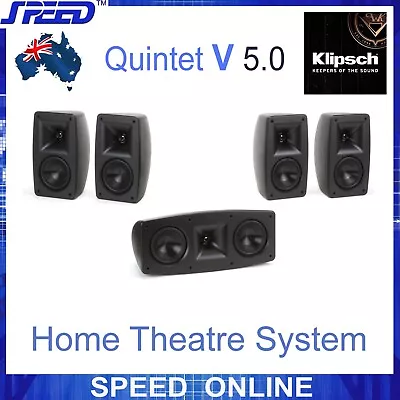 Klipsch Quintet V Home Theatre 5.0 Speakers System – (12 Months Warranty) • $699