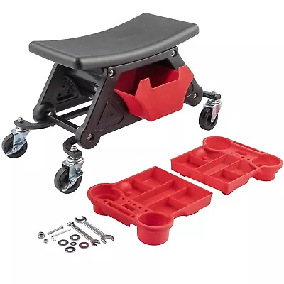 Chair Workshop Trolley Mechanic Car Work Wheels Stool Garage Seat Motorcycle • $165.04