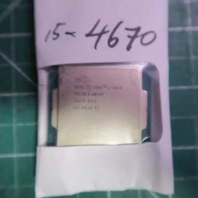 Intel I5-4670 CPU Processor 3.40Ghz LGA1150 4C/4T I5 4670 • $19.50