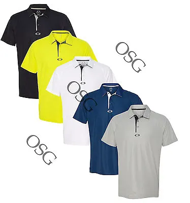OAKLEY Sunglasses Mens Elemental 2.0 Dri Fit GOLF Polo Sport Shirts Sizes S-2XL • $63.99