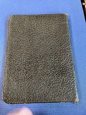 Vintage Leathercraft Briefcase Black Binder Portfolio Business Document Cow Hide • $69