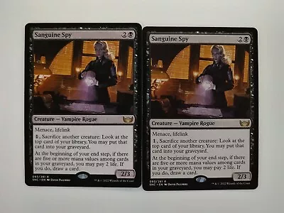 MTG Sanguine Spy X2 Streets Of New Capenna SNC 093/281 Regular Rare • $1.97