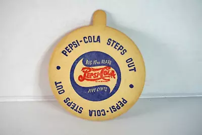 1950's PEPSI-COLA  STEPS OUT  12 OUNCE CUP CARRIER LID • $6.50