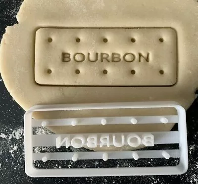 Bourbon Biscuit Cookie Cutter Icing Fondant Baking Bake Kitchen Cake • £3.95