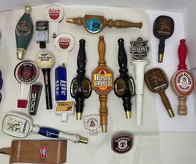 Lot Of 20 Beer Tap Handles Vintage/ Modern Miller JW Dundee’s George Killians+ • $125
