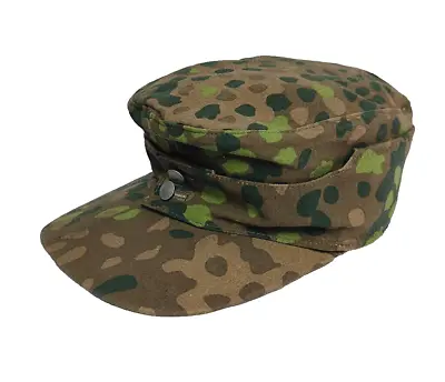 Ww2 German Elite Dot44 Peas Camo Cotton Hat M43 Field Cap Size Xxl • $17.99