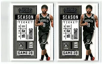 Kyrie Irving Lot Of (2) 2020-21 Panini Contenders Season Ticket #73 • $1.09