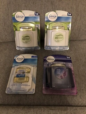 $28.53 • Buy Febreze Set & Refresh & Refills Meadows & Rain Linen & Sky, Sleep Serenity New