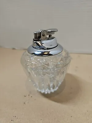 Vintage Princess House Lead Crystal  Butane Lighter Japan Gem Shaped Decor • $15.59