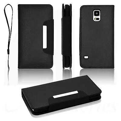 GorillaTech Luxury Magnetic Leather Flip Wallet Case Cover For Samsung Galaxy S5 • £3.45