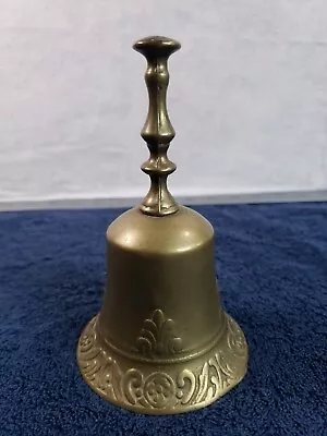 Vintage Bronze Hand Bell With Metal Handle • $14.99