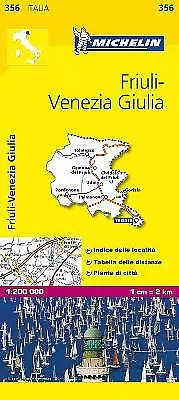 Friuli Venezia Giulia - Michelin Local Map 356 - 9782067126657 • £6.96