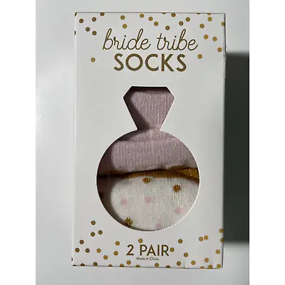 £9.82 • Buy Bride Tribe Socks - 2 Pairs - Markings By CR Gibson - NEW Bridesmaid