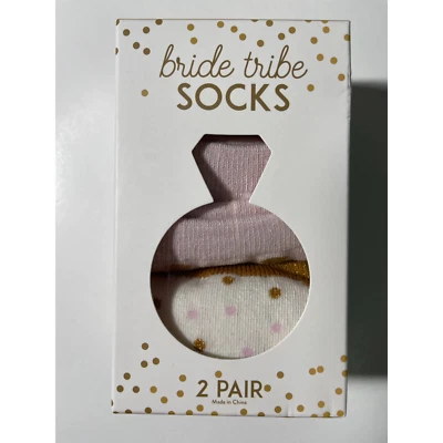£9.82 • Buy Bride Tribe Socks - 2 Pairs - Markings By CR Gibson - NEW Bridesmaid