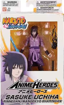 Naruto Shippuden Figure Anime Heroes Sasuke Uchiha Rinnegan Mangekyo Sharingan • $27.99