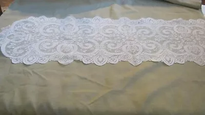 Vintage Heritage Lace New Old Stock English Ivy 45   Runner White • $11.99