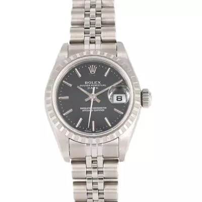 Authentic ROLEX Oyster Perpetual Date 79240 / 5 SS Automatic #y  #260-002-499... • $4693