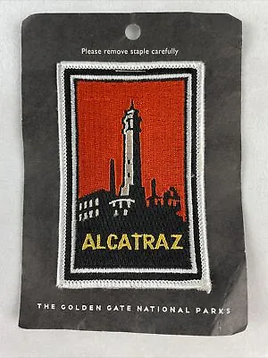1995 Golden Gate National Parks Patch Michael Schwab ALCATRAZ 3.5”x2.25 • $8