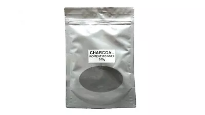 Charcoal Carbon Pigment Colour Dye Concrete Cement Mortar Render Grout Powder • £6.49