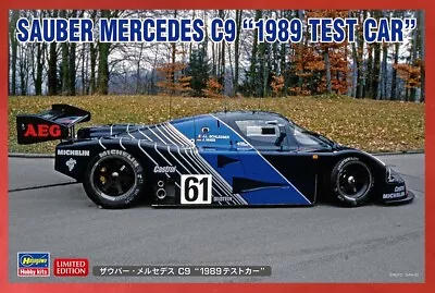 Hasegawa HAS-20626 1/24 Sauber Mercedes C9 1989 Test Car – USA Shipping • $45.98