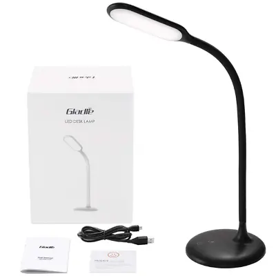 Gladle Led Desk Table Lamp Daylight Warm White Dimmable Rechargeable 360 Degree • £14.45