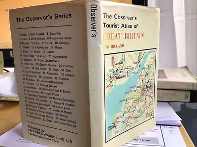 Observers Book Tourist Atlas 1st Ed  1976 From John Cleggs Collection • £20