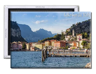 Lake Garda Italy Coast Mountains - Souvenir Fridge Magnet • £1.99