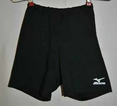 Women's MIZUNO Spandex Athletic Knit Shorts Size XS DryLite Black • $10.99