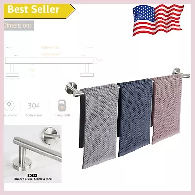 Premium Stainless Steel Towel Bar Rack Wall-Mounted Brushed Nickel 33-Inch • $53.99