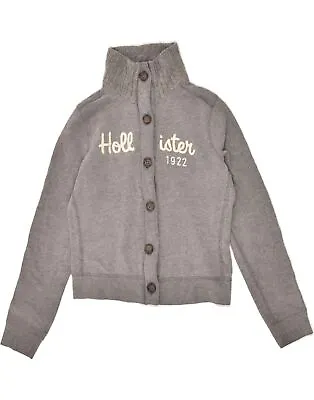 HOLLISTER Girls Graphic Tracksuit Top Jacket 15-16 Years Medium Grey AQ26 • £13.70