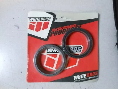 NOS White Brothers 47MM Fork Seal/Wiper Kit Fits: Suzuki 01-08 RM125 29-340X • $16.97