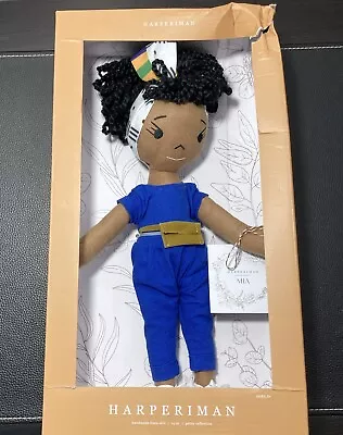 Harperiman Mia 14  Plush Handmade Linen Doll New In The Box (READ DESCRIPTION) • $15