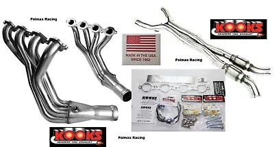 Kooks 1-7/8'' Headers Green Catted X-pipe Kit 2006-13 Corvette C6 Z06 7.0 LS7 • $3655.31