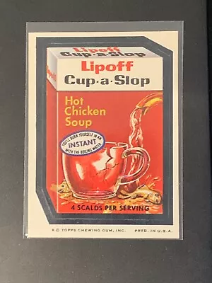 1974 Topps Wacky Packages 8th Series 8 Lipton Lipoff Cup A Slop EX+ • $1