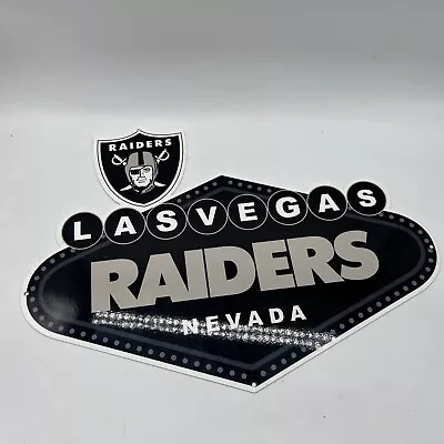 Las Vegas Raiders Steel Sign Logo Heavy Gauge Thick Quality NFL • $24.95