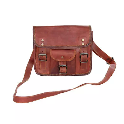 Huge Sale Men's Rea Leather Vintage Messenger Shoulder Laptop Bag Briefcase • $83.80