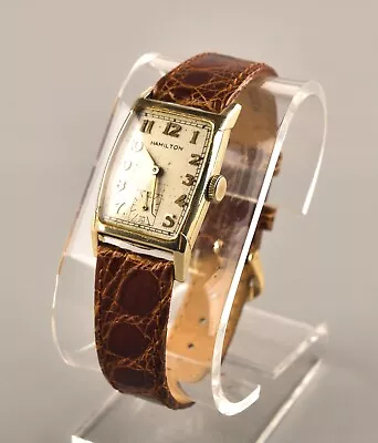 *Vintage Hamilton 14k Solid Gold Men's Watch • $749.99